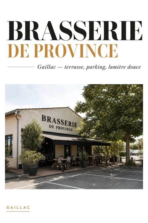 fernand gaillac, restaurant brasserie à Gaillac avec terrasse et façade extérieure
