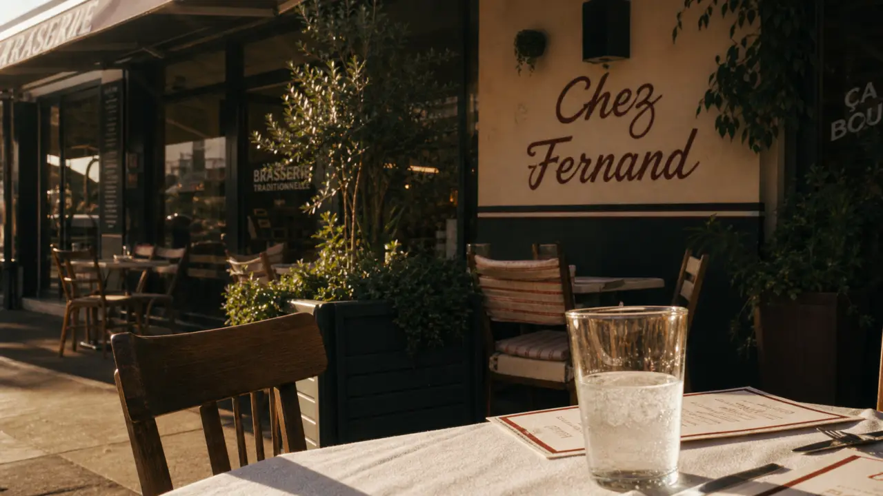 Brasserie chez Fernand Gaillac : terrasse ombragée, menu et service tardif