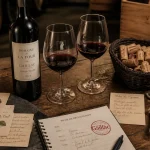 cave a vin tarn à Gaillac, dégustation sur table en bois