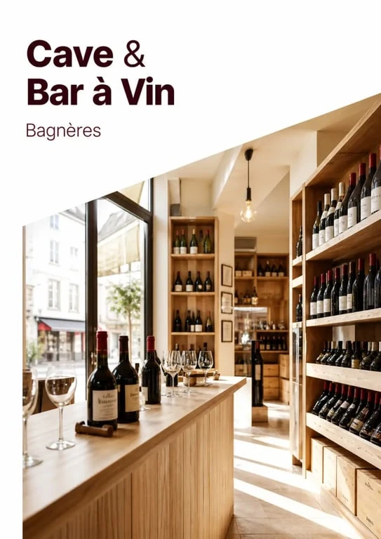 Le cavin cave et bar à vin, intérieur convivial avec comptoir de dégustation et bouteilles alignées
