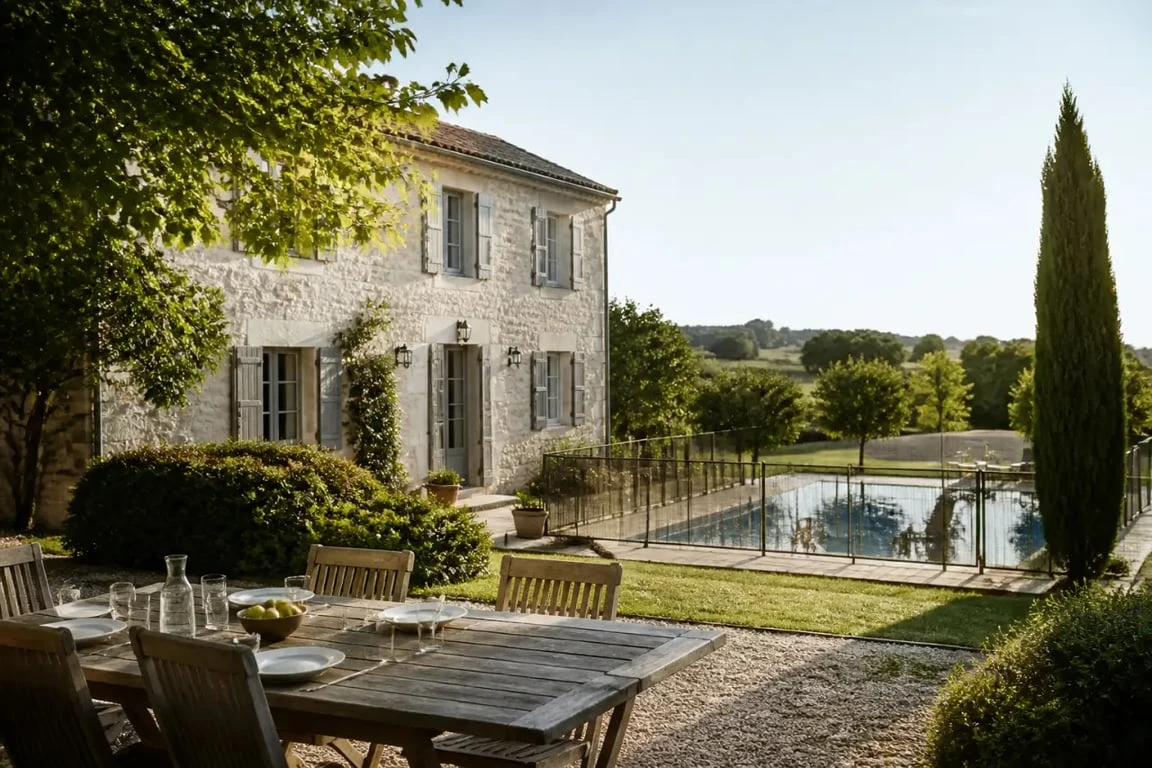 gite gaillac tarn familial avec piscine et jardin clos à la campagne