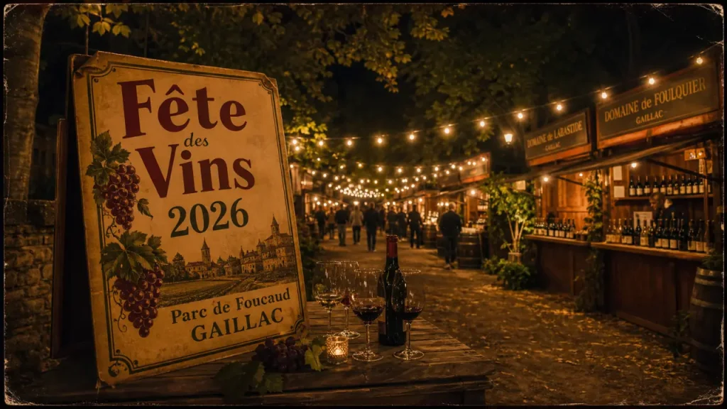 Fête des Vins de Gaillac 2026 : dates, programme, tarifs et accès au Parc de Foucaud