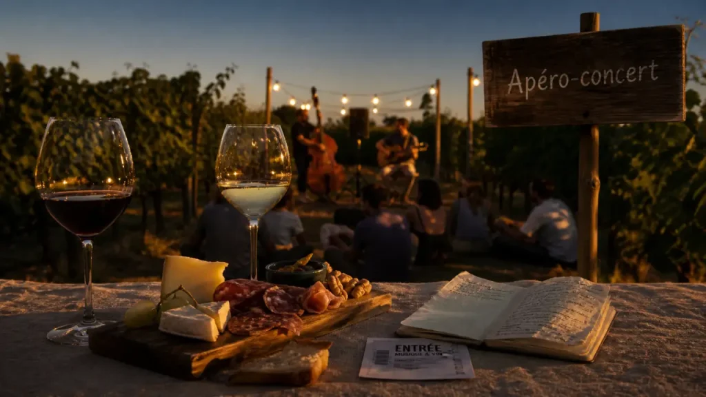 Apéro-concerts dans le vignoble de Gaillac : jours, prix et retour sans stress