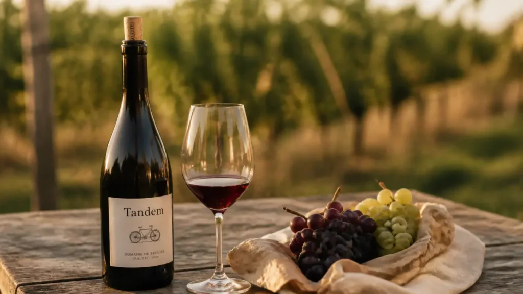 Cuvée Tandem du Domaine de Brousse : l&rsquo;audace d&rsquo;un assemblage rouge et blanc