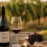 Tandem vin gaillac : bouteille rouge et raisins au Domaine de Brousse