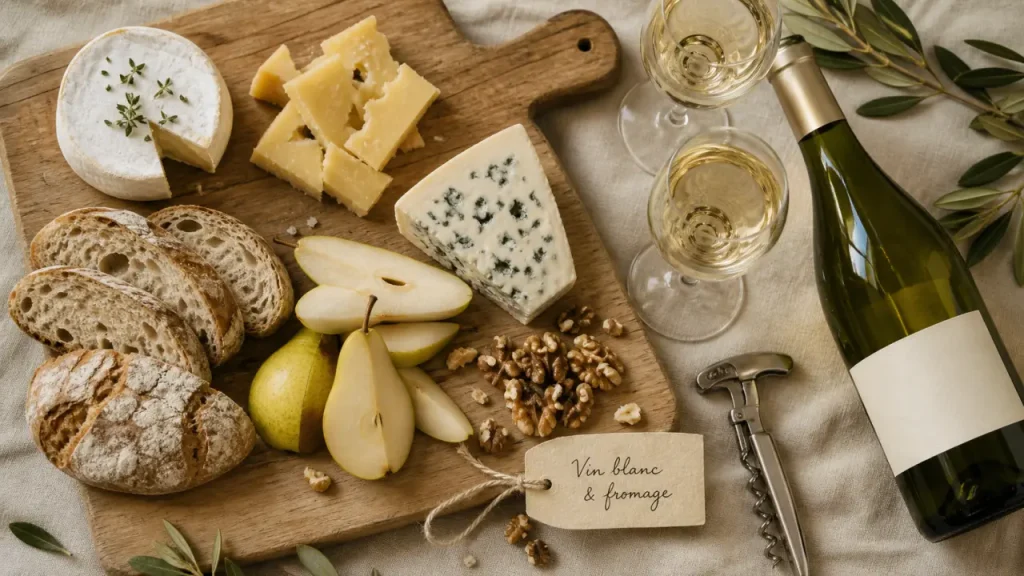 Vin blanc et fromage : quels accords pour le chèvre, le comté et le roquefort ?