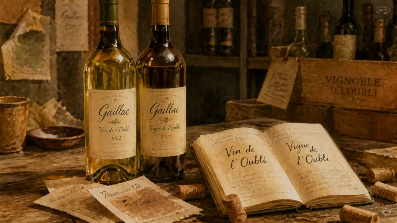 vin de l'oubli gaillac : bouteilles et dégustation blanc de garde / vin de voile