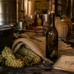 Vin naturel gaillac au chai : bouteille, Mauzac et vendange