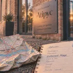 atypic hôtel restaurant marssac sur tarn : carte et carnet d’adresses devant une façade