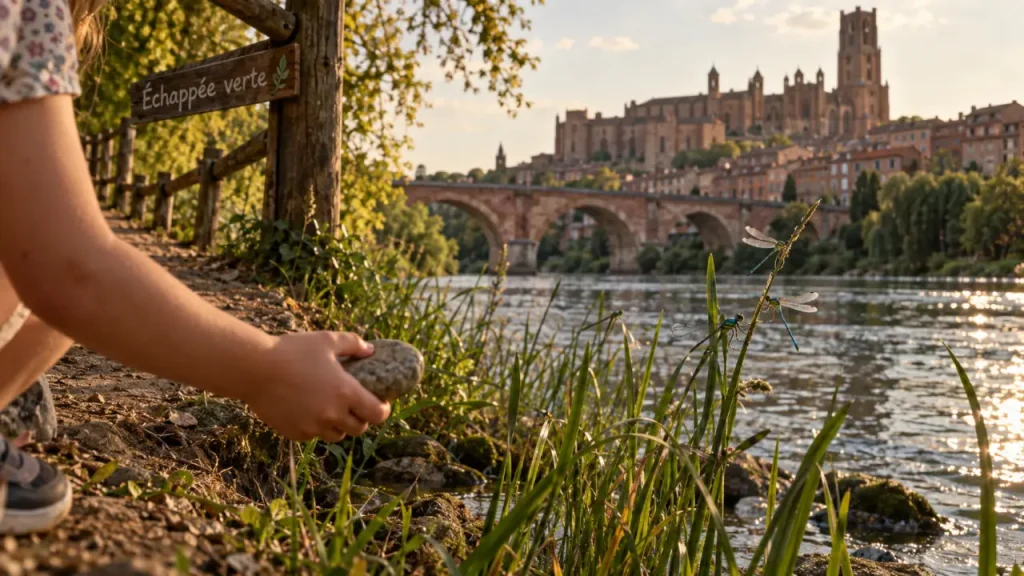 Balade au bord du Tarn à Albi : 2,6 km en famille ou 7 km entre ville et nature ?