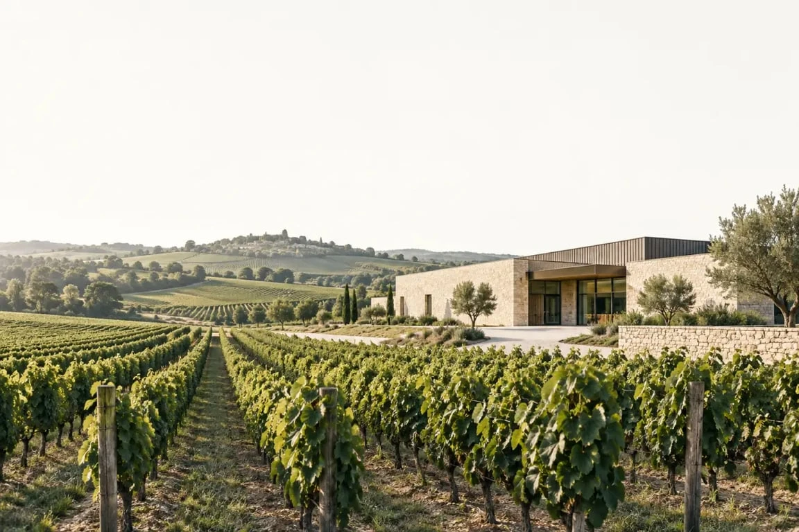 Cave de Labastide de Lévis dans le vignoble de Gaillac