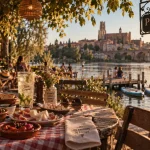 Guinguette albi bord du tarn à Pratgraussals : tables, paddle et terrasse au Tarn