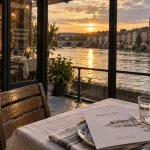 Les berges du tarn restaurant montauban, vue sur les berges du Tarn depuis un quai