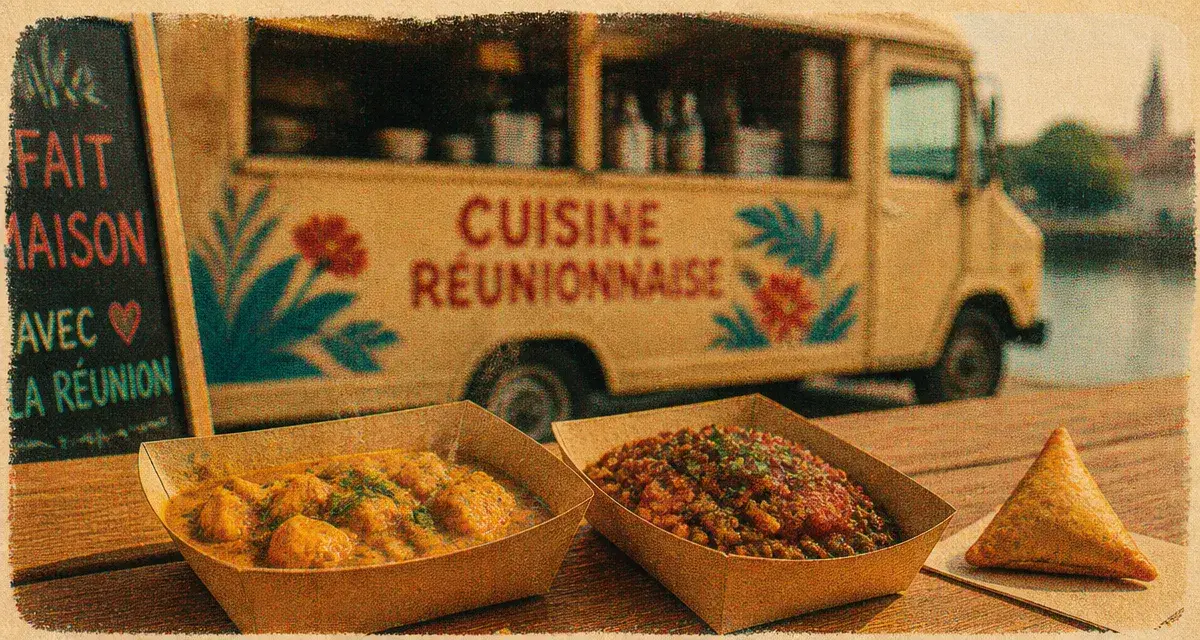 Restaurant réunionnais à Villemur-sur-Tarn : cari poulet, rougail saucisse et food truck