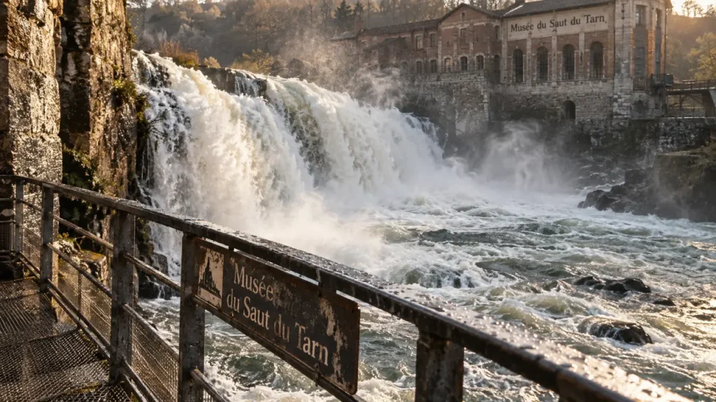 Saut du Tarn près d’Albi : 20 mètres de chute et 200 ans d’industrie