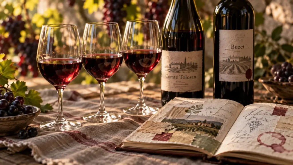 À Buzet-sur-Tarn, quel vin choisir : Comté Tolosan local ou appellation Buzet ?