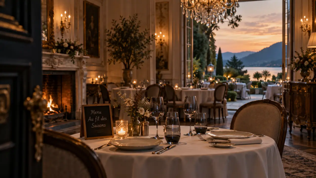 Alto restaurant villemur sur tarn, salle gastronomique avec cheminée