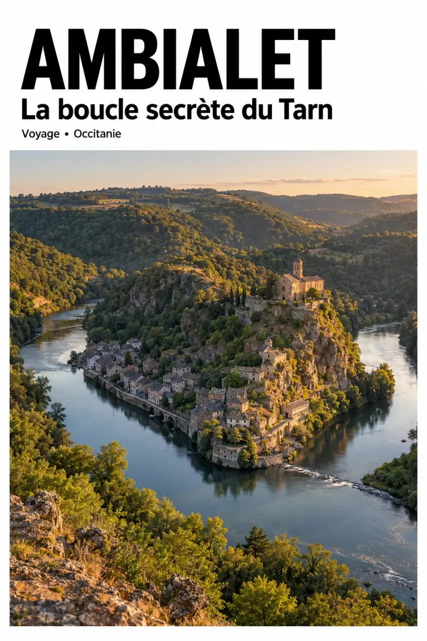 Lieux insolites dans le Tarn : la presqu’île d’Ambialet et la boucle du Tarn